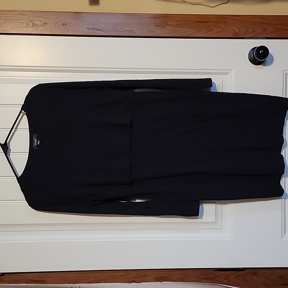 New Look Maternity Long-Sleeved Black Nursing Dress size 8